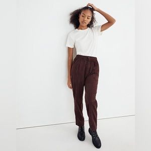 NWT Madewell corduroy pull-on taper pant